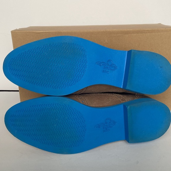 COLE HAAN Alisa Oxford Maple Sugar Blue Lace Up Suede Womens Loafers Size 6 NWOT - Picture 11 of 12